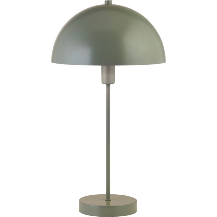 Searchlight Mushroom EU60231GR groen metalen tafellampje met half ronde kap van metaal