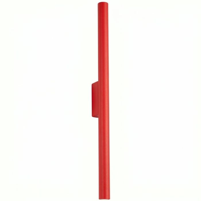 rood buisvormige wandlamp met een diameter van 25 mm en een hoogte van 50 cm