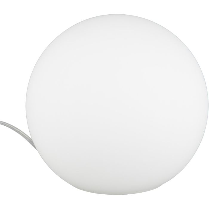 Trio Pingpong R5220-07 wit bolvormige glazen tafellamp