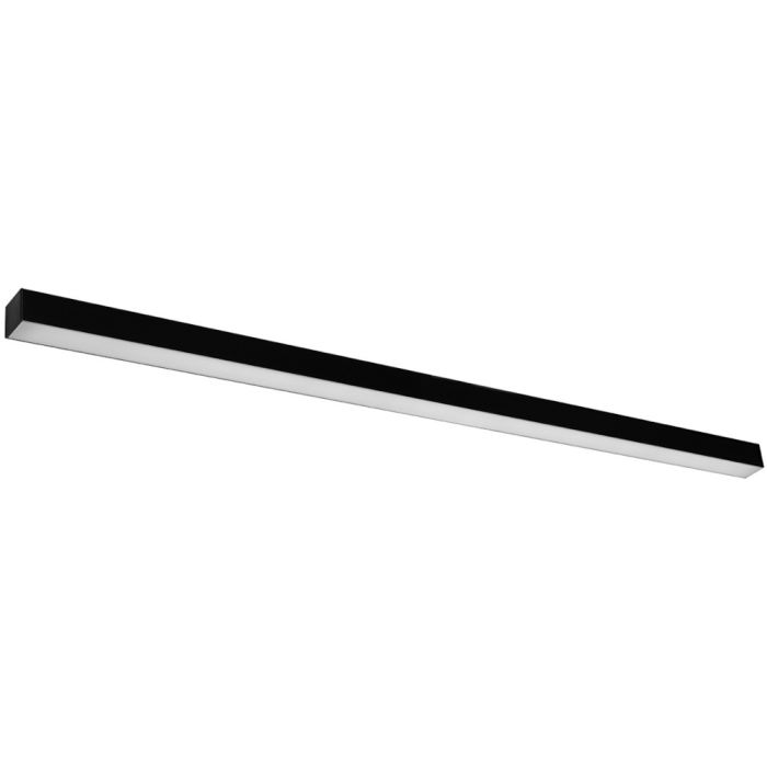 Thoro Pinne TH090 150cm lange zwarte wand lichtbalk van aluminium