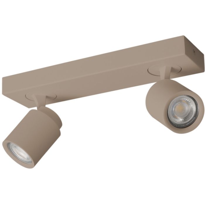 Freelight Razza PL1521C cremekleurige langwerpige spot met twee spotjes