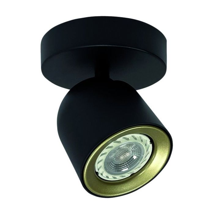 Freelight Solare PL4301Z zwart met gouden spot