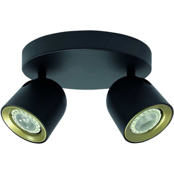 Freelight Solare PL4302Z zwart met gouden spot