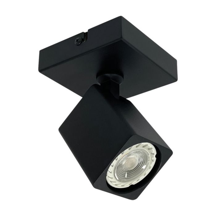 Freelight Quadro Pl3301Z zwarte spot van metaal