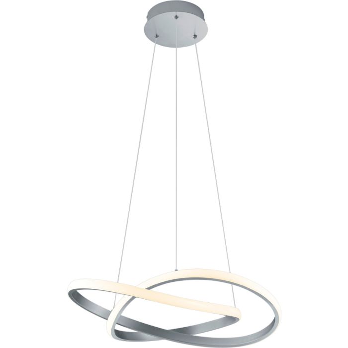 Trio Course R32051107 stalen hanglamp