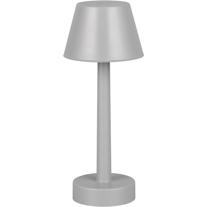 Reality Vidal R54991177 grijs oplaadbaar tafellampje voor buiten