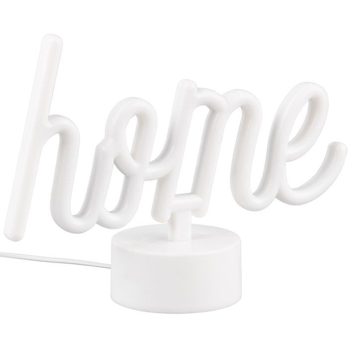 Reality Casa R55921101 witte tafellamp met tekst Home