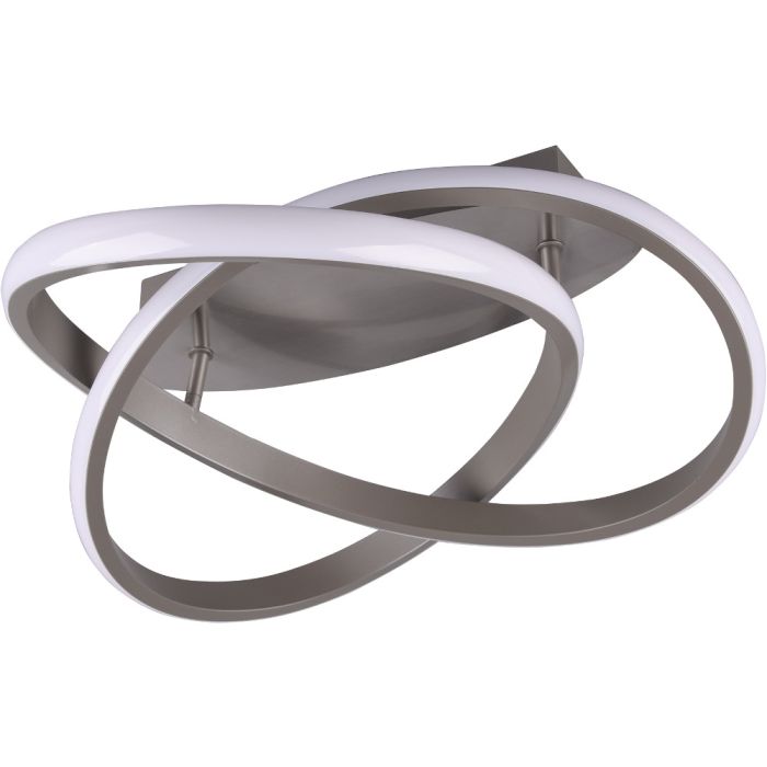 Trio Course R62051107 stalen plafondlamp