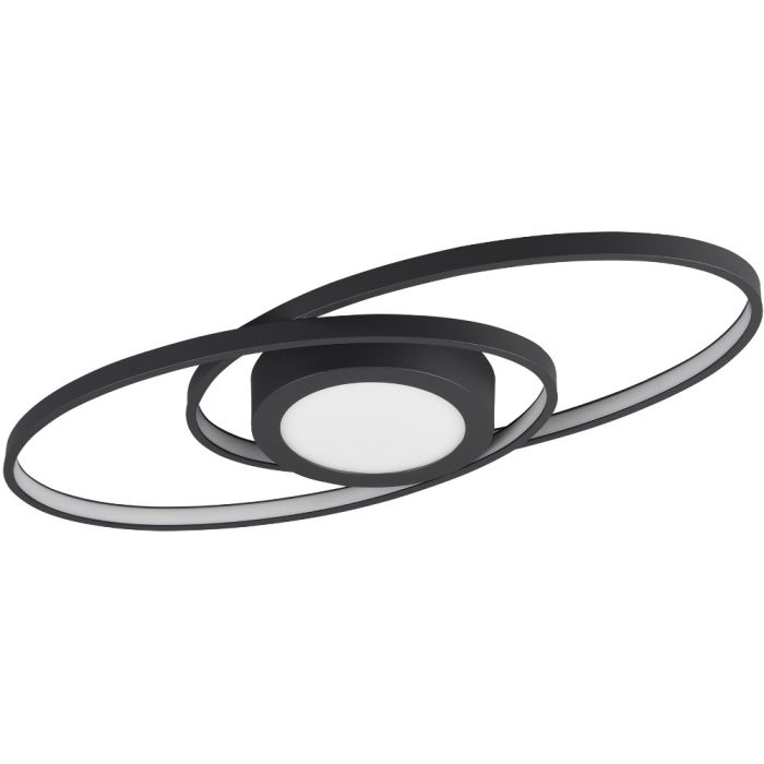 Trio Galaxy R62991142 zwarte plafondlamp