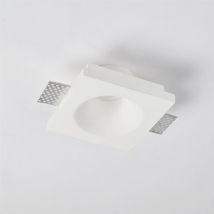 Searchlight Rome overschilderbare inbouwspot van gips met GU10 fitting