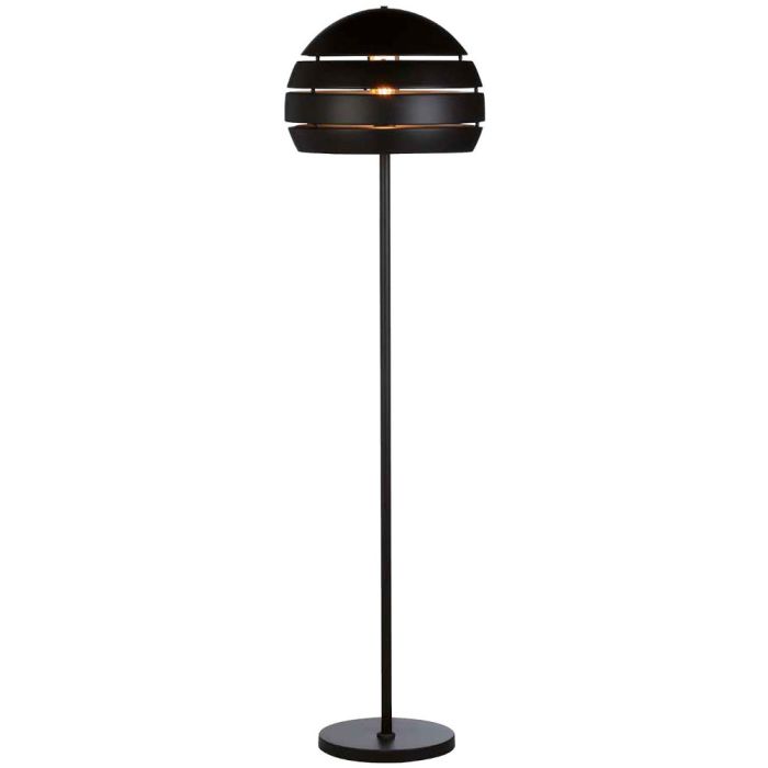 Vloerlamp Djarin S0601Z zwart met goudkleurige vloerlamp