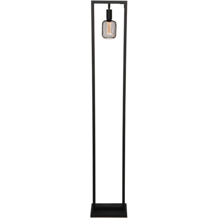 Freelight Soluno S3719Z zwart metalen vloerlamp