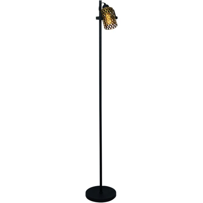 Freelight Cestino S6201G goud kleurige vloerlamp