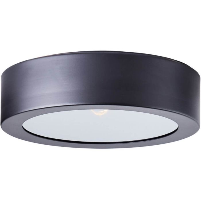 Brilliant Sandros 99735/93 zwarte plafonniere met mat glazen diffuser