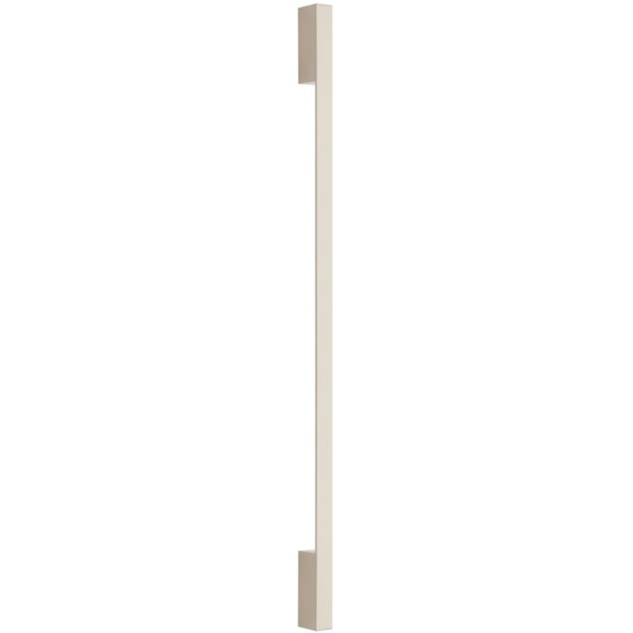 Smalle beige wandlamp Sappo van 120 cm lang met LED voor indirect licht