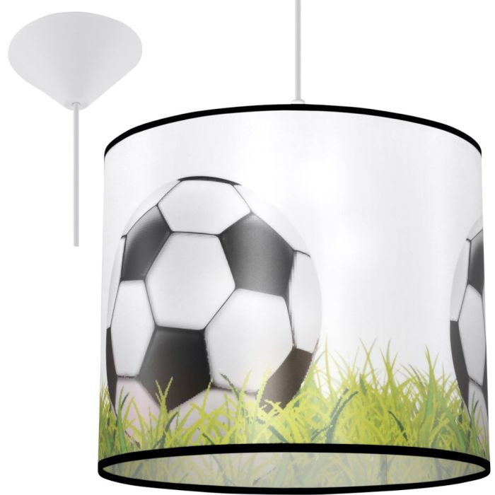 Sollux Football SL.1428 hanglamp met voetbal op grasmat