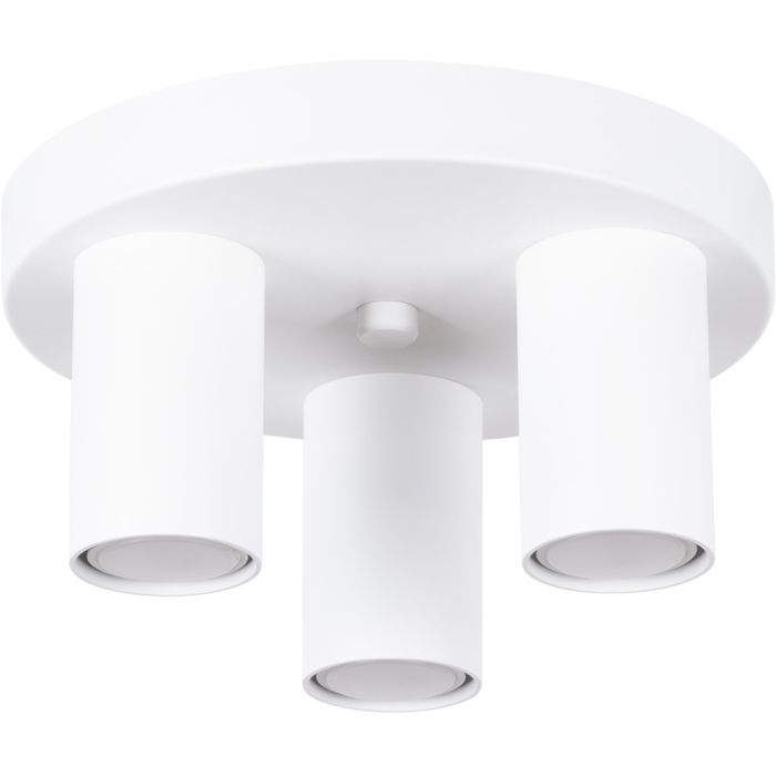 Sollux Lagos SL.1464 witte plafondlamp met drie gu10 fittingen