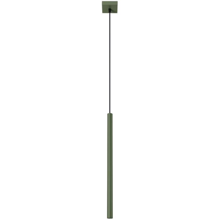 Sollux Pastelo SL.1518 olijf groene buisvormige hanglamp