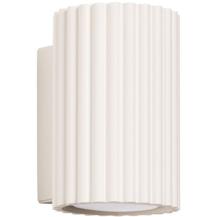 Sollux Karbon SL.1652 beige geribbelde wandlamp