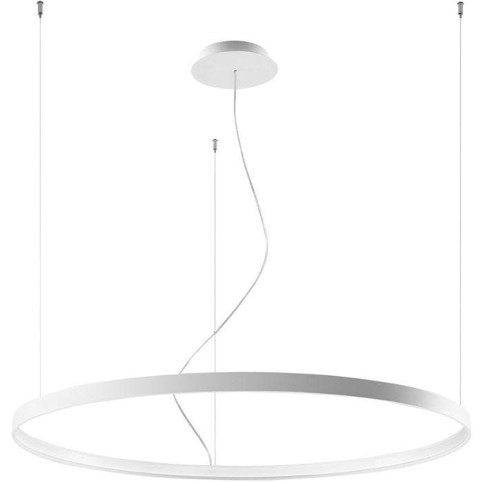 Thoro Rio TH.104 110cm grote cirkelvormige hanglamp met drie bevestigingskabels