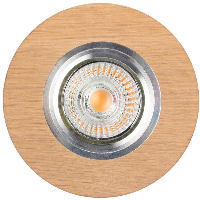 Spotlight Vitar 2511174 houten inbouwspot