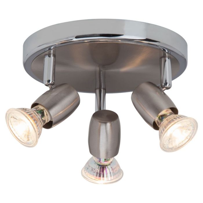 Brilliant Wesley G54834/77 plafondspot nikkel