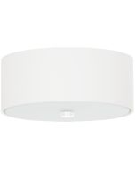 Sollux Skala SL.0759 witte plafondlamp van textiel