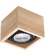 Sollux Quatro SL.0915 houten ES111 plafondlamp