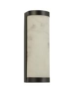 Searchlight Nile 10887BK badkamerlamp met kap van resin met marmerlook