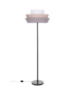 Britop Amar 12360104 vloerlamp met beige, roze met witte kap