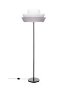 Britop Amar 12370104 vloerlamp met beige grijs met witte van textiel