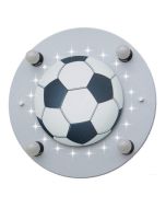 Plafondlamp Voetbal zilver