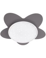 Plafondlamp Bloem sterrenlicht zilver 60cm