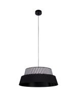 Britop Preto 150039104 zwart witte hanglamp van textiel