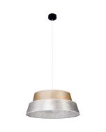 Britop Nevoa 150040104 goud met zilverkleurige non woven hanglamp