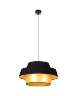 Britop Preto 150099104 goud met zwarte hanglamp van texiel