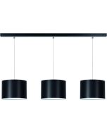 Britop Dove 15400304 zwarte hanglamp van metaal en textiel