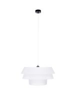 Britop Amar 160950104 witte hanglamp van textiel