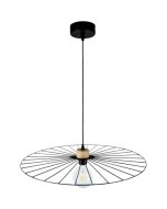 Britop Antonella 189419104 zwarte hanglamp van metaaldraad