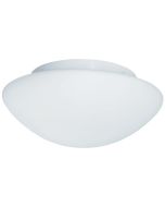 Searchlight Tokyo 1910-35 opaal glazen plafonniere van 35cm voor de badkamer