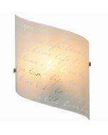 Trio Signa 202500101 wandlamp home life love hope