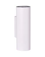 Trio Marley 212400201 witte buisvormige wandlamp van metaal voor twee GU10 lampen