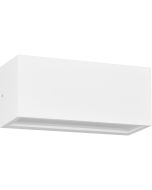 Trio Mayenne 218560231 mat witte rechthoekige wandlamp met up en downlight