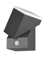 Trio Avon 270669142 wandlamp voor buiten met draaibare kop met bewegingsmelder