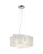 Trio Signa 302500301 mat glazen hanglamp home life love hope