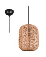 Trio Runa 303000132 hanglamp met grote ovale kap van touw