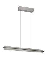 Trio Emerson 346710107 staal kleurige hanglamp met liftfunctie