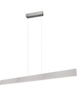 Trio Galway 349710107 mat stalen dunne hanglamp met liftfunctie en LED naar boven en beneden