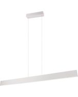 Trio Galway 349710176 warm grijze dunne hanglamp met liftfunctie en LED naar boven en beneden