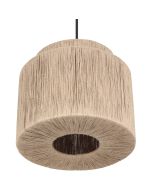 Trio Smilla366800136 jute hanglamp met rotan look